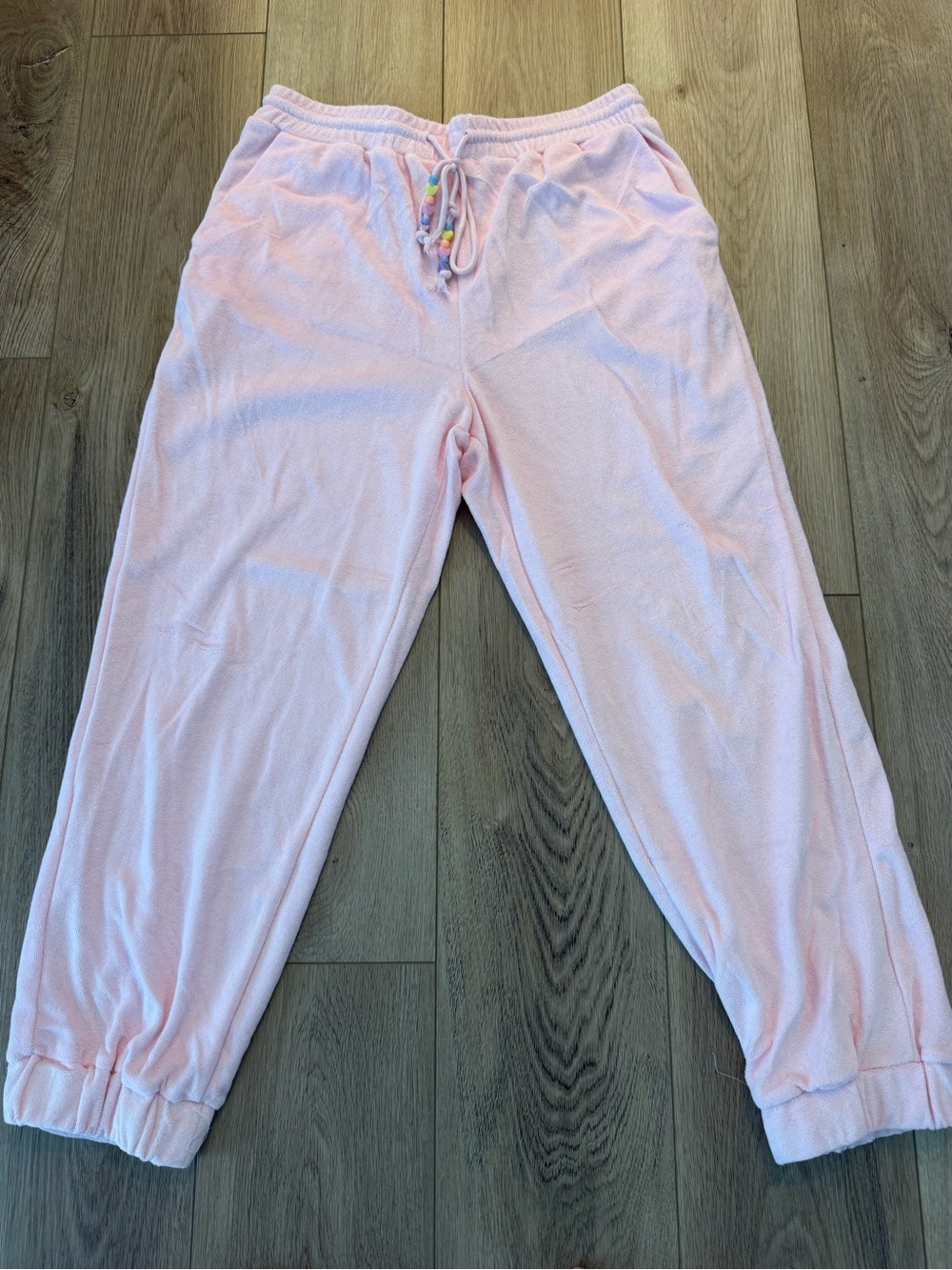 Stoney Clover Lane Light Pink Terry Jogger Pants